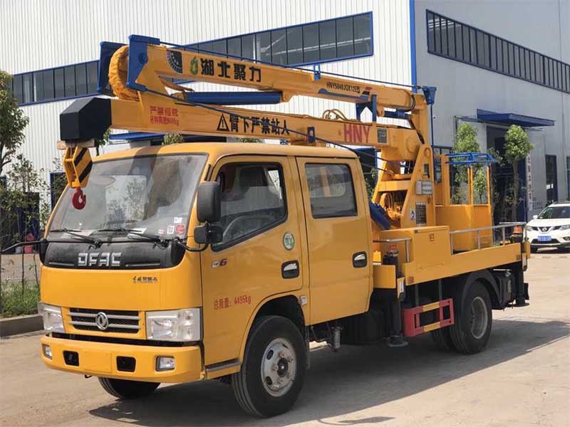 東風雙排12米藍牌高空作業車